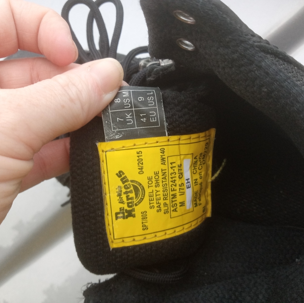 Dr. Martens steel toe